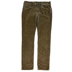 Levis Pants Mens 32x32 Brown 511 Slim Corduroy Stretch Preppy Taper